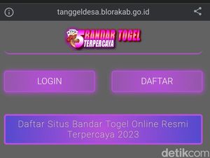 Duh! Situs Desa Tanggel Blora Diretas Tampilkan Iklan Judi Online