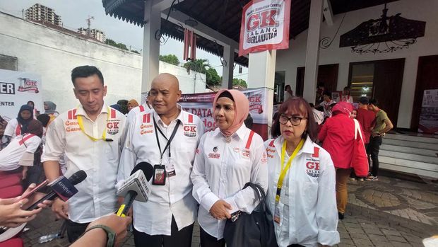 Presiden Jokowi di acara hari jadi ke-11 Komunitas Relawan GK Center