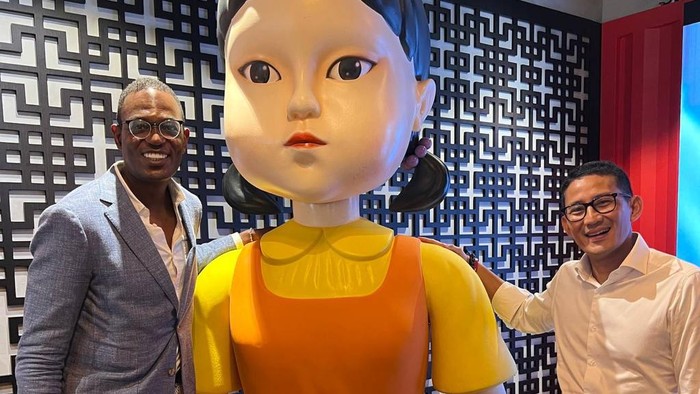 Sandiaga Uno di kantor Netflix