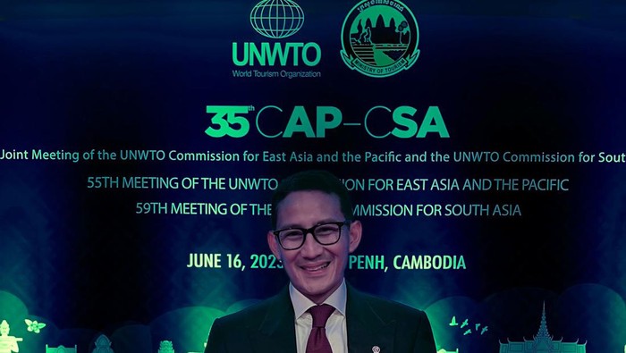 Sandiaga Uno di UNWTO