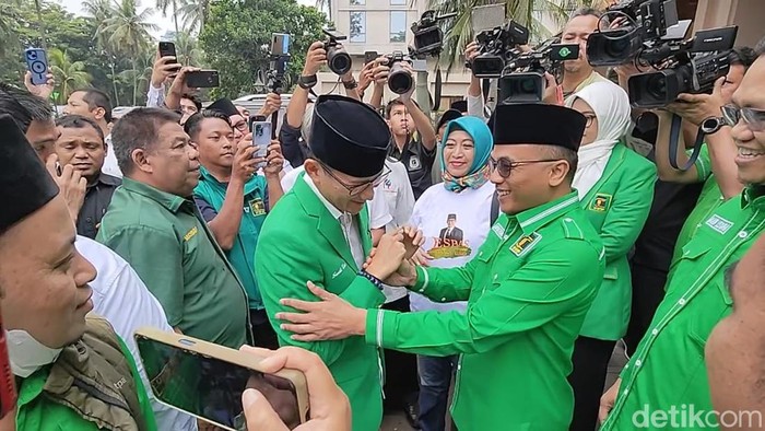 Sandiaga Uno hadiri Rapimnas PPP (Anggi Muliawati/detikcom)