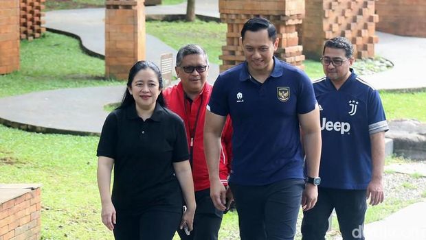 AHY - Puan Maharani (Detikcom-Grandyos Zafna)