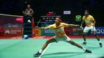 Ekspresi Ganda Putra India Usai Juara Indonesia Open 2023