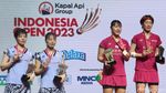 Ganda Putri Korsel Berjaya di Indonesia Open 2023