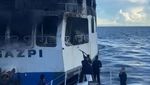 Kapal Feri Terbakar di Filipina