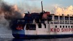 Kapal Feri Terbakar di Filipina