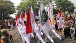 Ramai, Ada Kirab Pemilu di Kediri