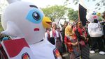 Ramai, Ada Kirab Pemilu di Kediri