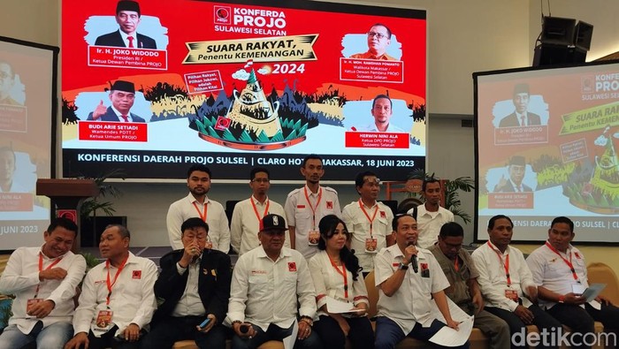 Konferda Projo Sulsel di Makassar.