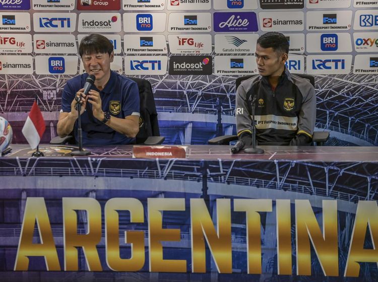 Shin Tae-yong Bicara Jelang Laga Indonesia vs Argentina