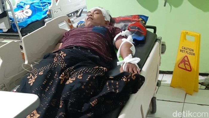 Korban babak belur dihajar maling di Problinggo