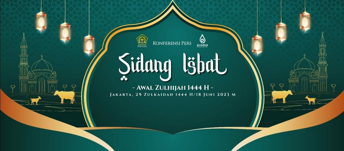 link live streaming Sidang Isbat Idul Adha 2023