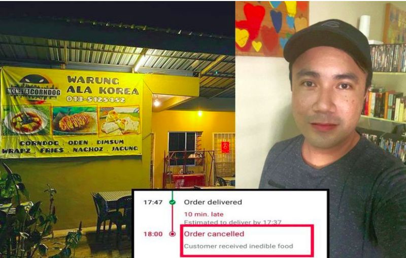 Pembeli makanan menipu