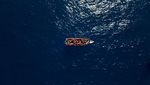 Potret Kapal Kayu Migran Terombang-ambing di Laut Mediterania