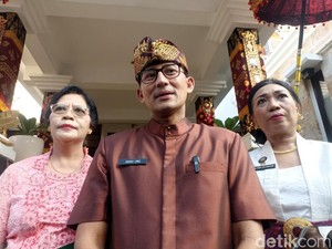 Bertemu di Bali, Sandiaga Puji Kehadiran Megawati di Pesta Kesenian