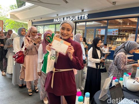 Suasana audisi Emeron Hijab Hunt 2023 di Summarecon Mall Bekasi (18/6/2023).