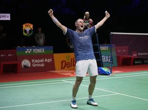 Axelsen Juara Indonesia Open 2023 Usai Kandaskan Perlawanan Ginting