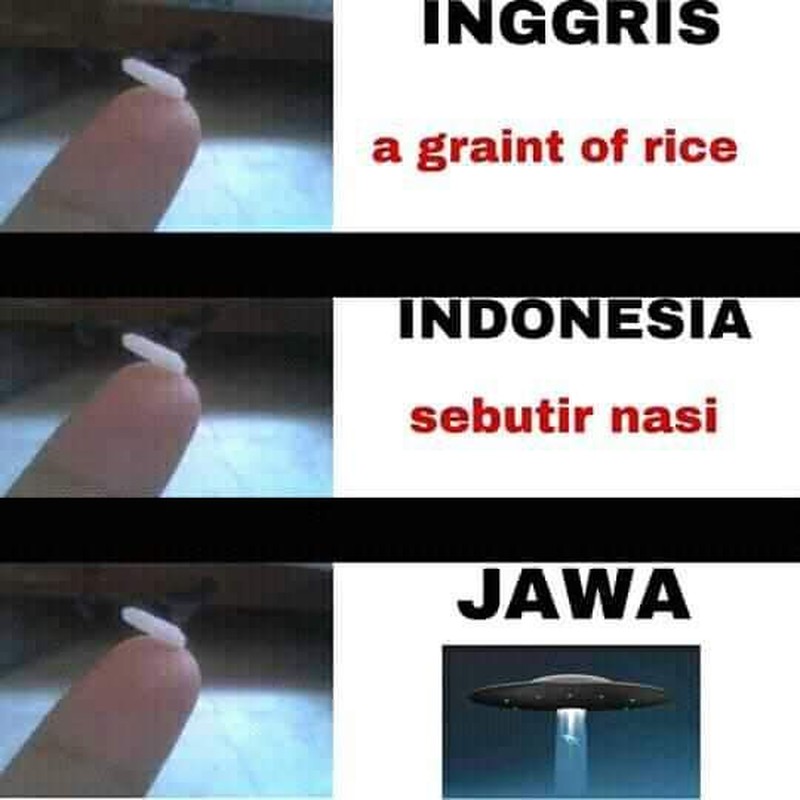 Buat kamu yang orang Jawa, pasti bakal senyum-senyum sendiri melihat deretan meme berikut.