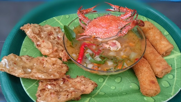 Bubur pedas khas Melayu Batu Bara. (Foto: youtube.com/makyc1721)
