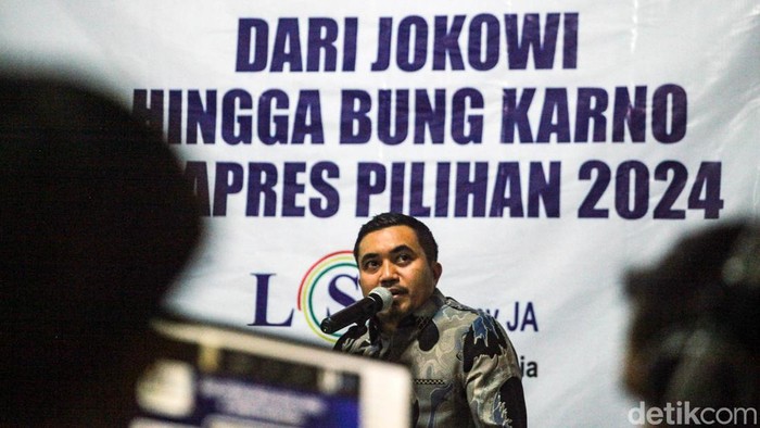 Capres Pilihan dari Pengagum Sukarno hingga Jokowi di Survei LSI Denny JA LSI Denny JA merilis hasil survei capres pilihan 2024 dari pengagum 7 presiden Indonesia. Bagaimana hasilnya?