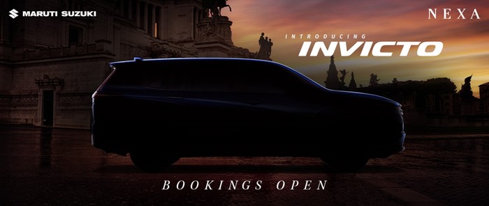 Gambar siluet Suzuki Invicto yang bakal meluncur di India