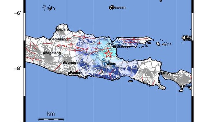 gempa mojokerto 4,6