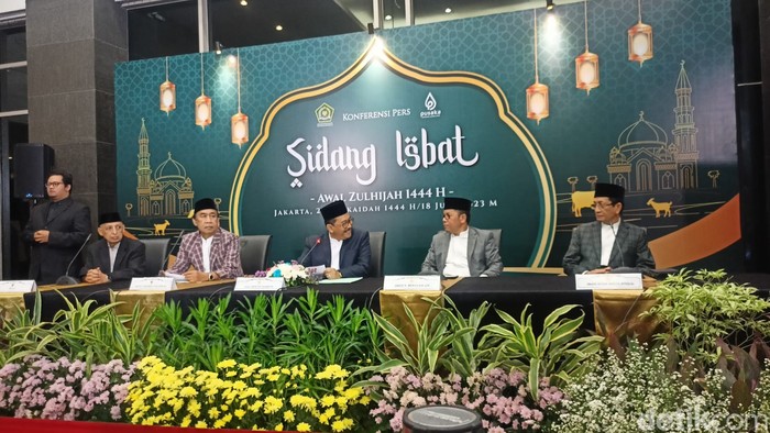 Hasil sidang isbat Idul Adha 2023 telah diumumkan oleh pemerintah. Sidang isbat yang digelar Kemenag ini untuk menetapkan secara resmi tanggal Idul Adha 1444 H.