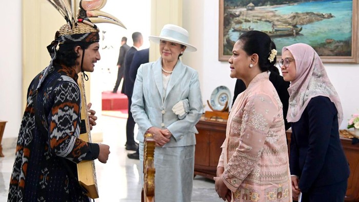 Ibu Negara Iriana Joko Widodo (Jokowi) dan Permaisuri Jepang Masako