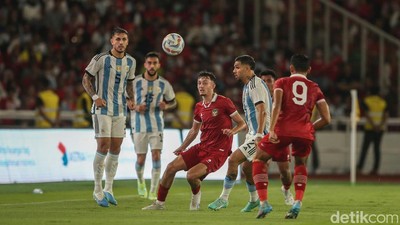Jamu Argentina, Timnas Indonesia Tumbang 0-2