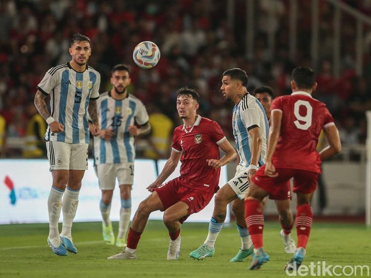 Jamu Argentina, Timnas Indonesia Tumbang 0-2