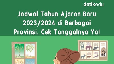 Infografis: Jadwal Tahun Ajaran Baru 2023/2024 di Berbagai Provinsi