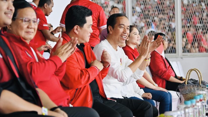 Jokowi Semringah Banget Nonton Laga Indonesia Vs Argentina