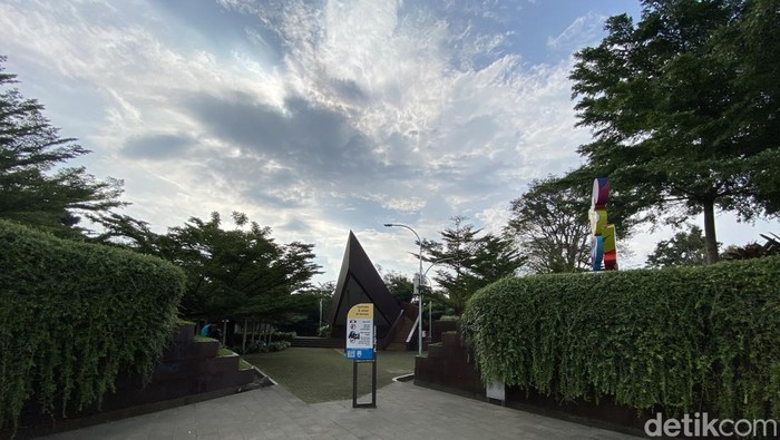 Kondisi Alun-Alun Cicendo, Senin (19/6/2023)