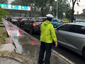 Indonesia Vs Argentina Belum Mulai, Lalin Senayan Sudah Macet Sore Ini
