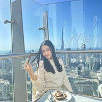 Begitu juga dengan mencoba restoran dengan menu mewah sudah bosan Linda jalani.  Foto: Dok. Instagram