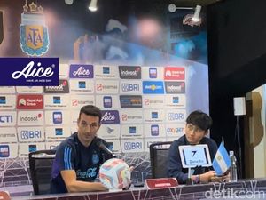 Argentina Kalahkan Indonesia, Scaloni Lewati Torehan Maradona