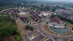 Melihat Rest Area Gunung Mas Puncak Bogor Lewat Foto Udara