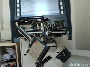 Alhamdulillah, Maling Gagal Bobol Mesin ATM gegara Kesiangan