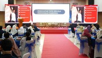 Jenderal TNI (Purn) Moeldoko selaku Kepala Staf Kepresidenan Republik Indonesia turut hadir sebagai pembicara kunci dengan tajuk yang dibawakan “Membangun Strategi Kemitraan Global dalam Meningkatkan Kualitas SDM di Era Revolusi Industri 4.0 dan Society 5.0”. Pada kesempatan ini, Moeldoko menjelaskan bahwa tantangan global saat ini, salah satunya kualitas SDM. 