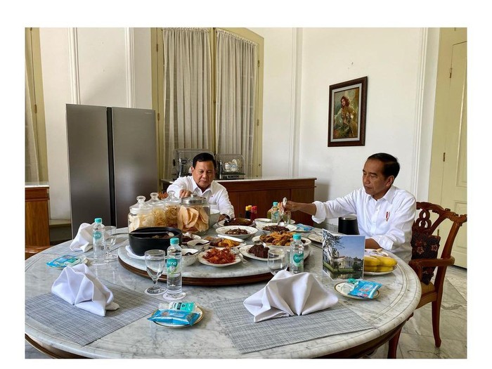 Momen kuliner Prabowo, Ganjar Pranowo, Puan Maharani, dan Agus Yudhoyono di akhir pekan