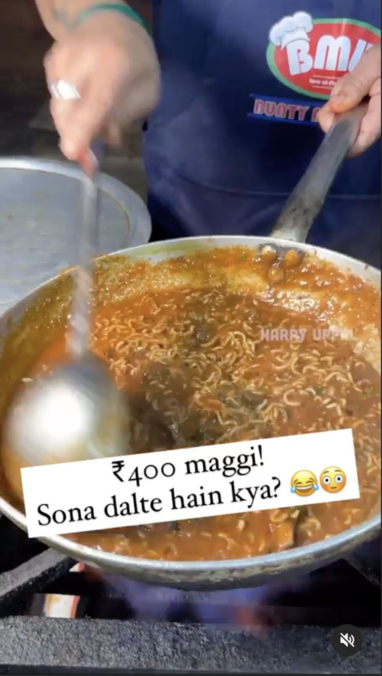 Netizen Kaget! Mie Instan di Kaki Lima Ini Harganya Rp 73 Ribu