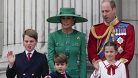 Pangeran George berada di urutan tahta kedua Inggris, setelah ayahnya yakni Pangeran William. Foto: AP Photo/Alastair Grant