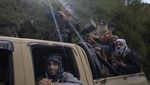 Potret Pasukan Taliban Patroli di Wilayah Pinggir Afghanistan