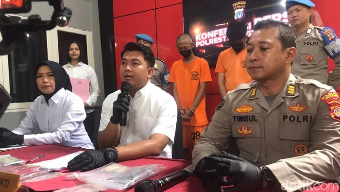 Jumpa pers di Mapolresta Jogja, Senin (19/6/2023).