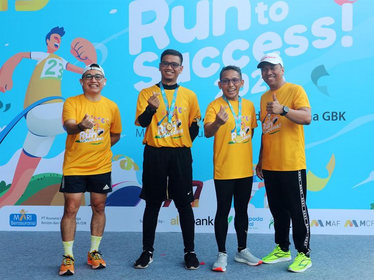 Rayakan HUT ke-19, Mega Insurance Gelar Fun Run di GBK