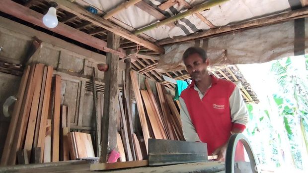 Rumah penghuni terakhir di Kampung Mati, Dusun Watu Belah, Sidomulyo, Pengasih, Kulon Progo, Jumat (16/6/2023).