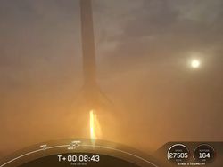 Detik-detik Satelit Satria-1 Lepas Landas dari Bumi Menuju Orbit