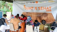 Sebanyak 500 suntikan diberikan kepada pengunjung berusia 11 tahun ke atas. Di tengah cuaca yang tidak menentu, pemenuhan vitamin C sangat penting dalam meningkatkan daya tahan tubuh.
