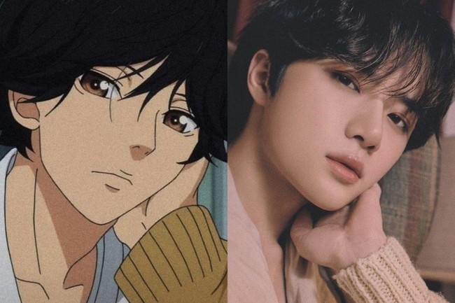 Penggemar menyebut karakter anime Kou Mabuchi (Blue Spring Ride) seperti penggambaran nyata dari Beomgyu TXT. Keduanya memancarkan aura soft boy. Foto: Instagram