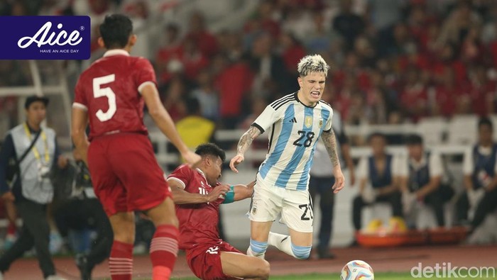Laga Indonesia vs Argentina di GBK dalam FIFA Match Day, Senin 19 Juni 2023. Ada duel Asnawi mangkualam dan Alejandro Garnacho.